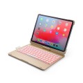 Obrotowa Podświetlana Klawiatura do iPad Pro 11 2018 złota