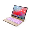 Obrotowa Podświetlana Klawiatura do iPad Pro 11 2018 złota