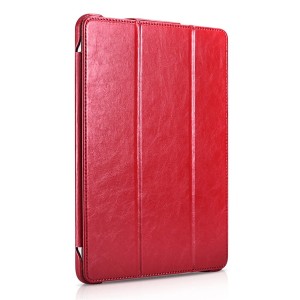 Skórzane Etui iCarer iPad Pro 12.9 2018 czerwone