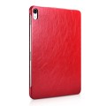 Skórzany Pokrowiec iCarer iPad Pro 12.9 2018 czerwone
