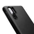 Skórzane Etui Smart Cover Qialino do Huawei P30 Pro czarne