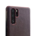 Skórzane Etui Smart Cover Qialino do Huawei P30 Pro brązowe