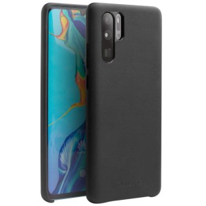 Skórzane Etui Plecki QIALINO do Huawei P30 Pro czarne