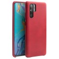 Skórzane Etui Plecki QIALINO doHuawei P30 Pro czerwone