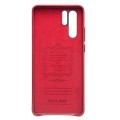 Skórzane Etui Plecki QIALINO doHuawei P30 Pro czerwone