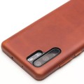 Skórzane Etui Plecki QIALINO do Huawei P30 Pro brązowe