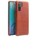 Skórzane Etui Plecki QIALINO do Huawei P30 Pro brązowe
