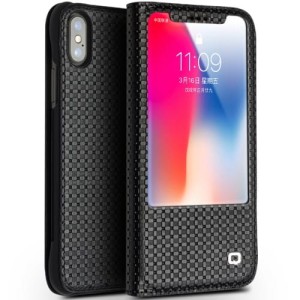 QIALINO Etui Pokrowiec Window View do iPhone X 