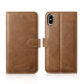 skórzane etui portfel ICARER iPhone X TEN