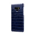 Eleganckie skórzane etui typu plecki Galaxy Note 9 - granatowe