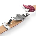 Skórzany Pasek QIALINO do Apple Watch 38mm/40mm różowy