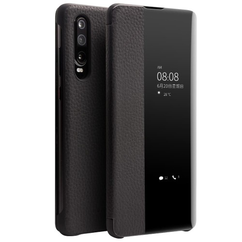 Smart Cover Pokrowiec Qialino do Huawei P30 czarny