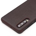 Pokrowiec Etui Smart Cover Qialino do Huawei P30 brązowe