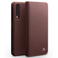 Klasyczne Skórzane Etui QIALINO Huawei P30 brązowe