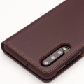 Klasyczne Skórzane Etui QIALINO Huawei P30 brązowe
