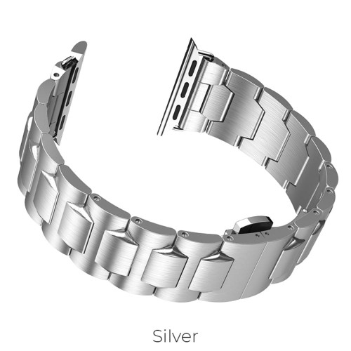 Stalowa Bransoleta HOCO do Apple Watch 38mm/40mm srebrna