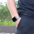 Stalowa Bransoleta HOCO do Apple Watch 42mm/44mm srebrna