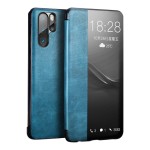 Skórzane Etui Smart Cover XOOMZ do Huawei P30 Pro niebieskie 