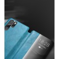 Skórzane Etui Smart Cover XOOMZ do Huawei P30 Pro niebieskie