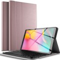 Etui Bezprzewodowa Klawiatura Samsung Galaxy Tab A 10.1 2019 T510 T515 złoty róż