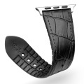 Skórzany Pasek QIALINO do Apple Watch 42mm / 44mm czarny