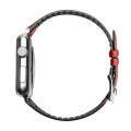 Skórzany Pasek QIALINO do Apple Watch 42mm / 44mm czerwony