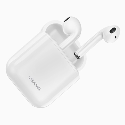 Bezprzewodowe Słuchawki USAMS Bluetooth 5.0 białe
