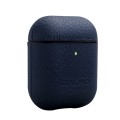 Piękne Skórzane Etui Pokrowiec QIALINO do AirPods