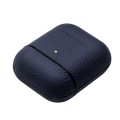 Piękne Skórzane Etui Pokrowiec QIALINO do AirPods