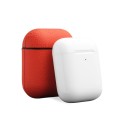 Piękne Skórzane Etui Pokrowiec QIALINO do AirPods 1 2 Gen