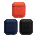 Piękne Skórzane Etui QIALINO do AirPods 1 2 Gen