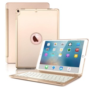 Etui Podświetlana Klawiatura iPad Pro 10.5 / iPad Air 10.5 złota