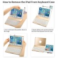 Etui Podświetlana Klawiatura iPad Pro 10.5 / iPad Air 10.5 złota