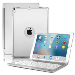 Etui Podświetlana Klawiatura iPad Pro 10.5 / iPad Air 10.5 2019 Srebrna
