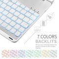 Etui Podświetlana Klawiatura iPad Pro 10.5 / iPad Air 10.5 2019 Srebrna