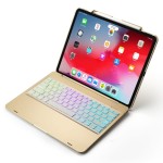 Etui Podświetlana Klawiatura Bluetooth do iPad Pro 12.9 2018 złota