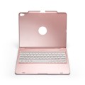 Etui Podświetlana Klawiatura Bluetooth do iPad Pro 12.9 2018 złoty róż