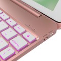 Wyjmowana Podświetlana Klawiatura do iPad 9.7 2017/ iPad 9.7 2018 złota róż
