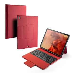 Etui z Podświetlaną Klawiaturą Slim do iPad Pro 12.9 2018 czerwone