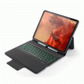 Etui z Podświetlaną Klawiaturą Slim do iPad Pro 12.9 2018 granatowe