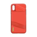 6w1 MOMAX Etui + Obiektywy do iPhone XS Max czerwone