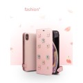 Piękne Skórzane Etui QIALINO iPhone XS Max różowe