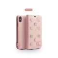 Piękne Skórzane Etui QIALINO iPhone XS Max różowe