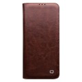 Skórzane Etui Pokrowiec QIALINO Huawei P30 brązowy