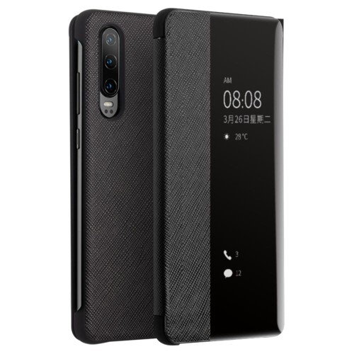 Etui Smart Cover Pokrowiec Qialino do Huawei P30 czarny