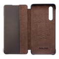 Etui Smart Cover Pokrowiec Qialino do Huawei P30 granatowy