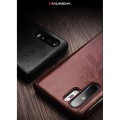 Klasyczne Skórzane Etui QIALINO do Huawei P30 Pro czarne