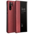 Skórzane Etui Pokrowiec Smart Cover QIALINO do Huawei P30 Pro czerwony