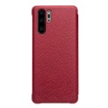 Skórzane Etui Pokrowiec Smart Cover QIALINO do Huawei P30 Pro czerwony