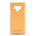 Skórzane Etui Plecki Pierre Cardin Samsung Galaxy Note 9 żółte